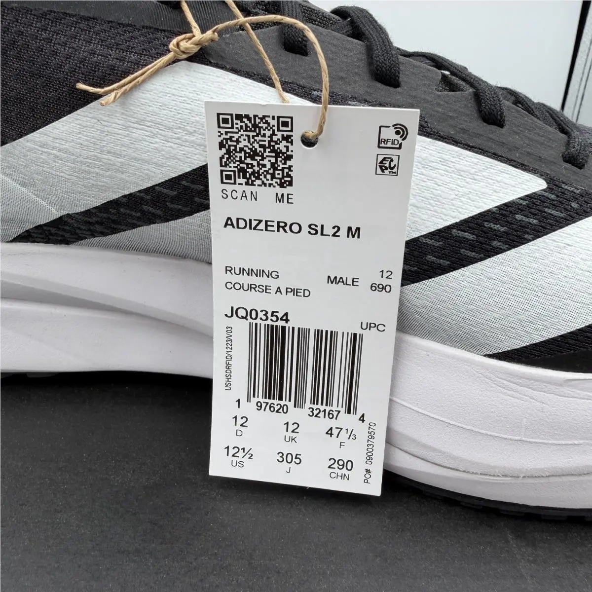 Adidas shoes - adidas Adizero SL2 - Adizero - JQ0354 - Black 8