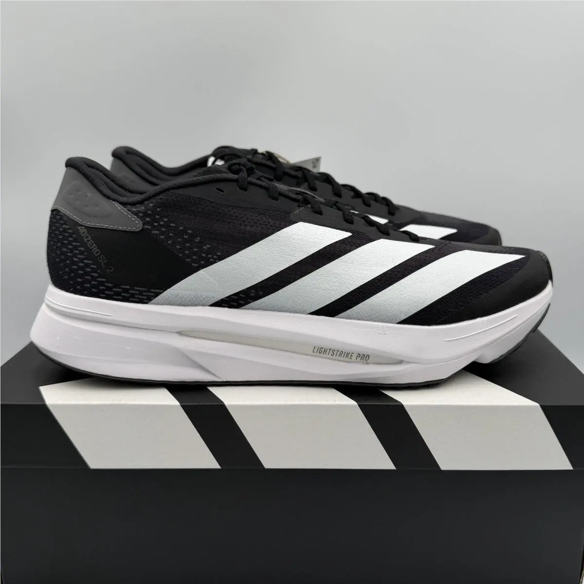 Adidas Adizero SL2 Running Shoes Sneakers JQ0354 Black White Men’s Size 7.5