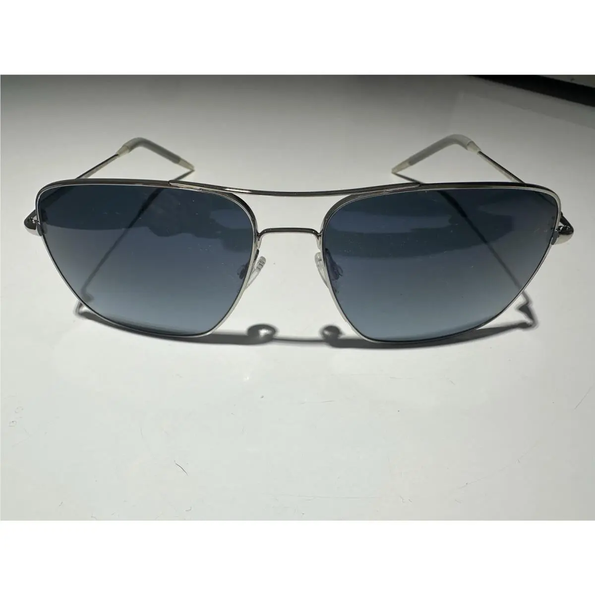 Oliver Peoples Clifton OV1150S 5036S3 -silver / Clear Gradient Blue Polarized