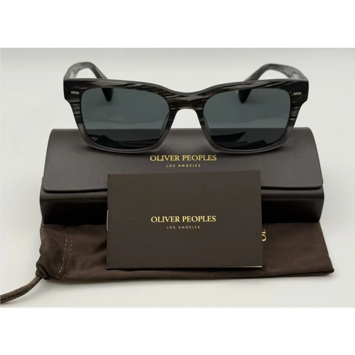 Oliver Peoples Ryce Sun OV5332SU 112487 - Semi - Matte Storm Frame / Grey Lens