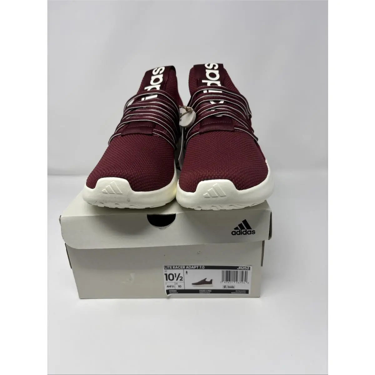Lite Racer Adapt 7.0 Men`s Shoes-sneakers Collegiate Burgundy Size 10.5 by Adidas