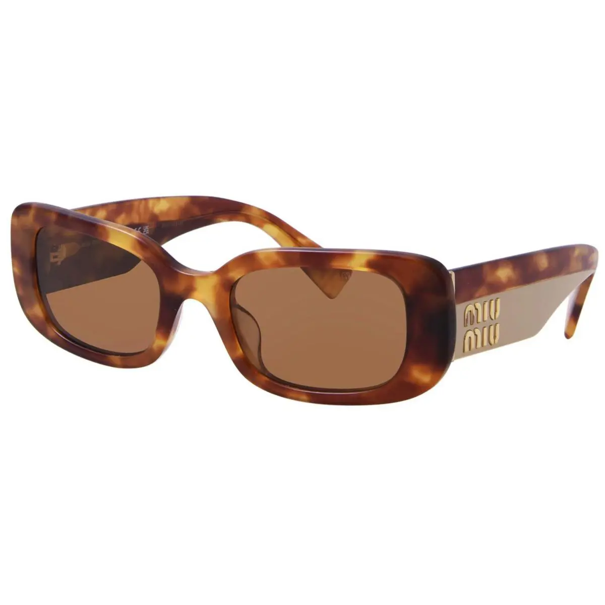 Miu Miu MU 08YS 4BW2Z1 Sunglasses Women`s Light Havana/brown 51mm