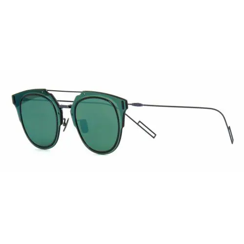 COMPOSIT1.0 0A2J/AF Sunglasses Shiny Blue / Green Mirror Lens by Dior