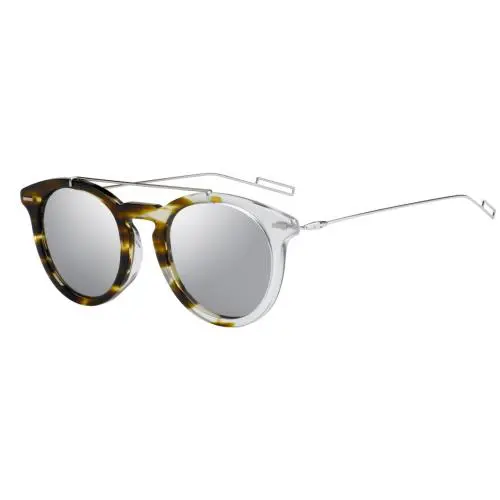 Masterf 0KRZ/DC Sunglasses Havana Crystal / Silver Mirror Lens by Dior