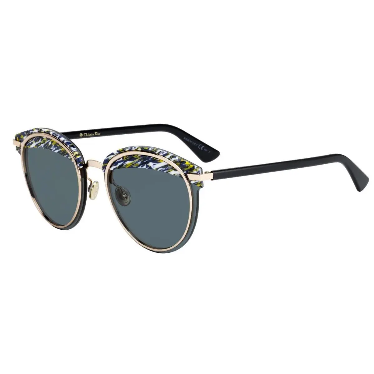 DIOROFFSET1 09N7 Sunglasses Blue Black / Grey Lens by Dior