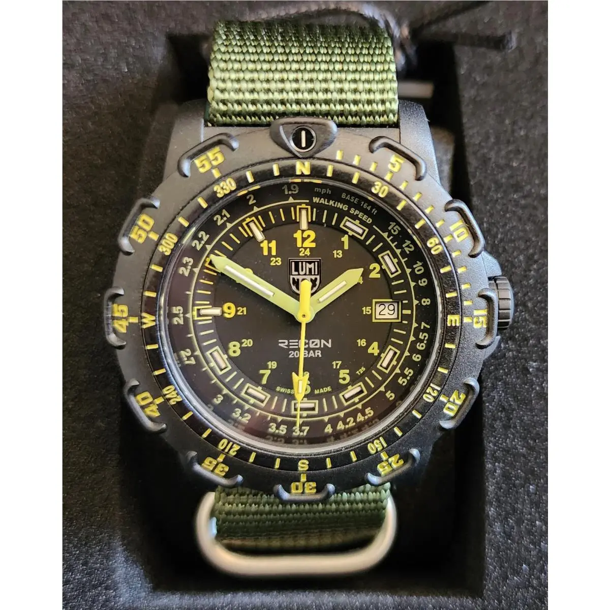 Black Dial 8820 Recon Point Men`s Quartz Watch XL.8826.MI by Luminox