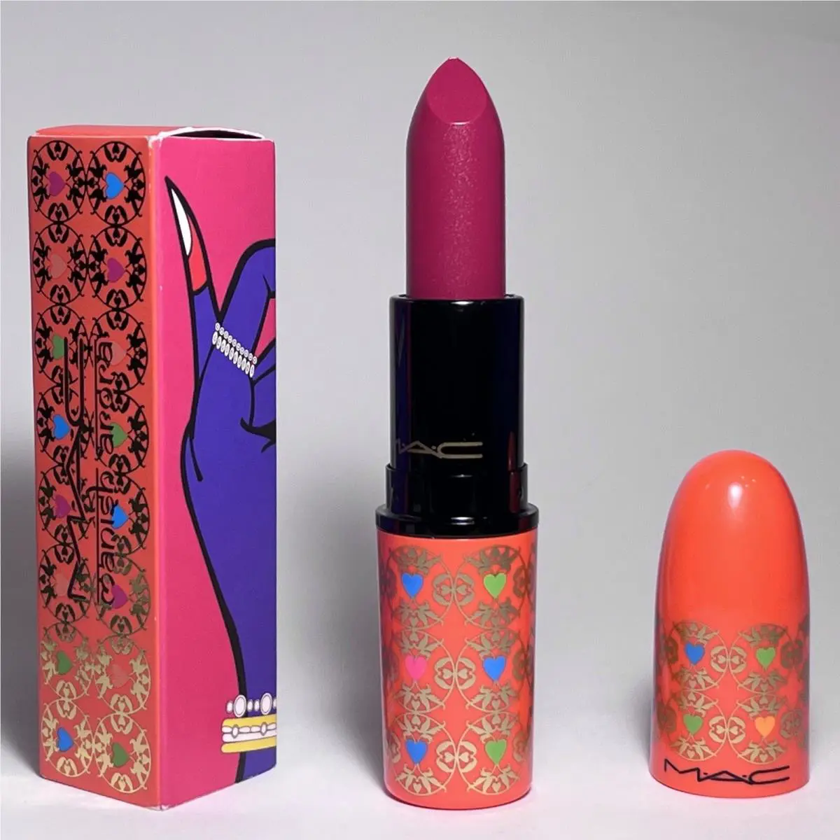Mac Girl About Town Amplified Lipstick Manish Arora Bright Fuchsia