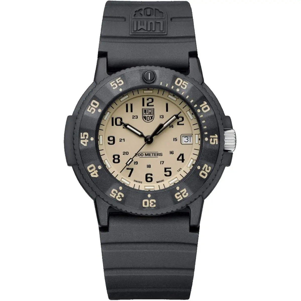 Luminox Men`s Watch Navy Seal Quartz Sand Dial Black Rubber Strap XS.CZ10.EVO
