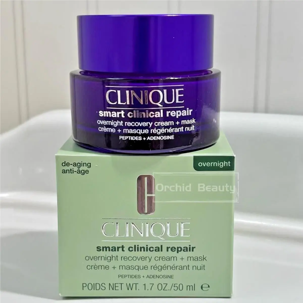 Clinique Smart Clinical Repair Overnight Recovery Face Cream+mask 50ml/1.7oz