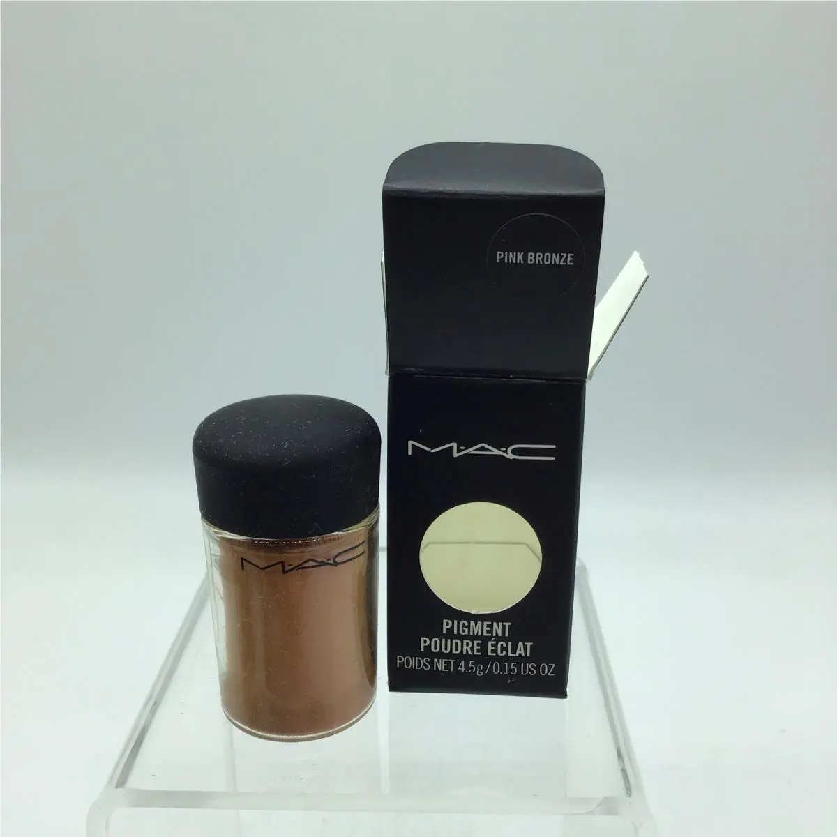 Mac Pink Bronze Pigment Eyeshadow Frost Powder Rose Shimmer