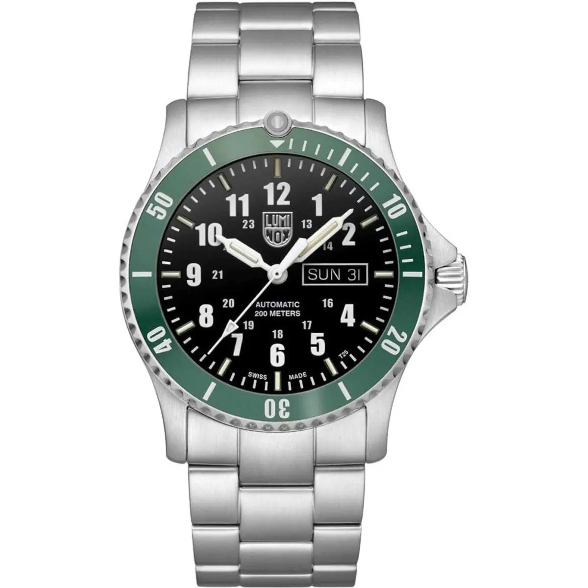 Men`s Watch Sport Timer Black Dial Silver Tone Bracelet XS.ZI21.1.SET by Luminox