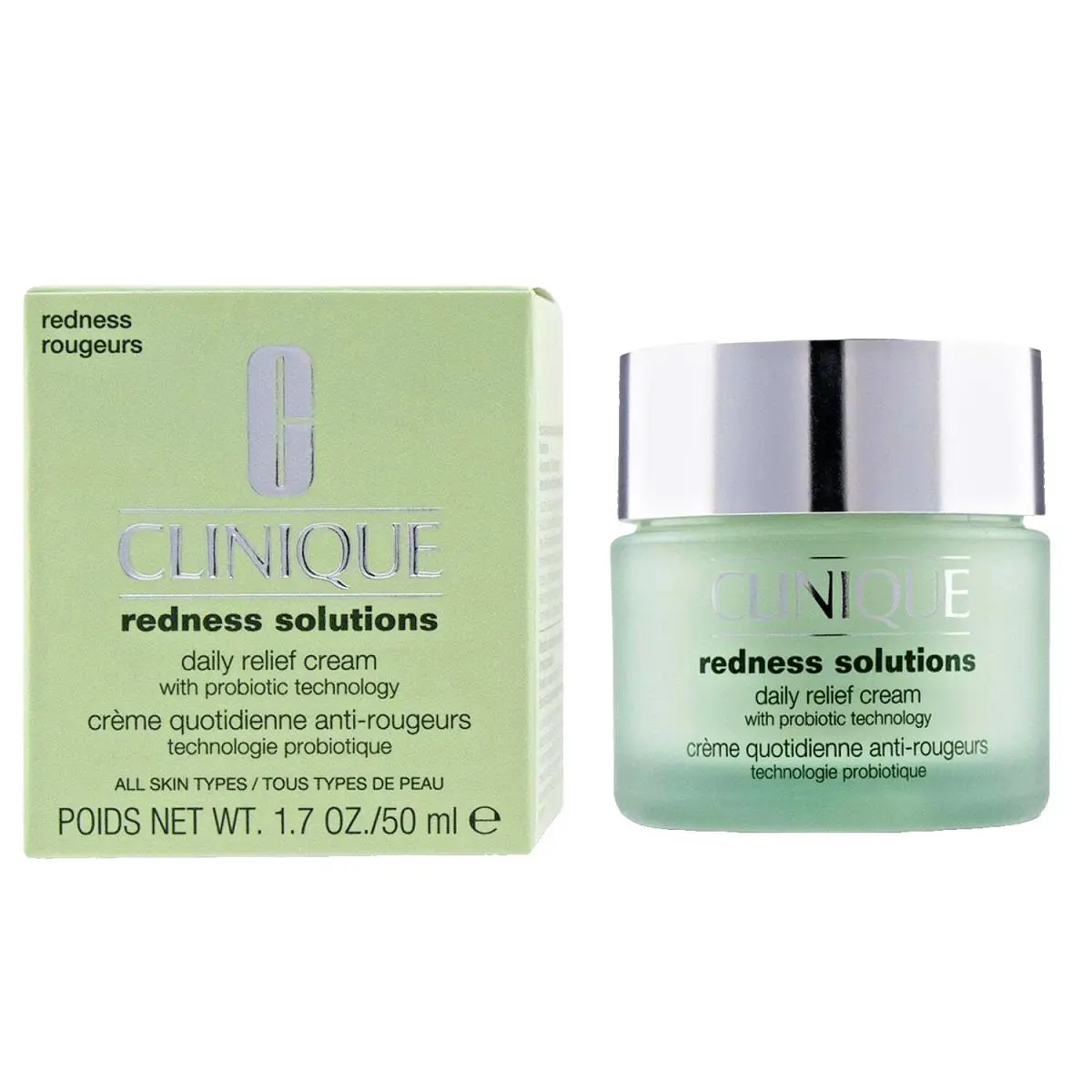 Clinique Redness Solutions Daily Relief Cream / Microbiome Technology 1.7oz