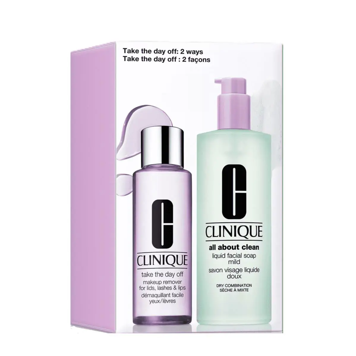 Clinique Take The Day Off Makeup Remover 6.7oz Liquid Facial Soap Mild 13.5oz