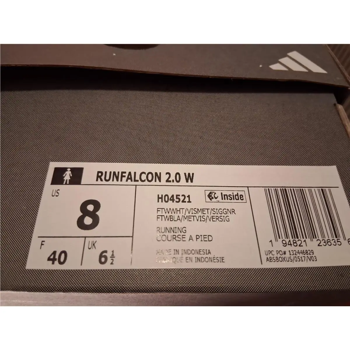 Adidas shoes - adidas Runfalcon - Runfalcon - White and Black 0