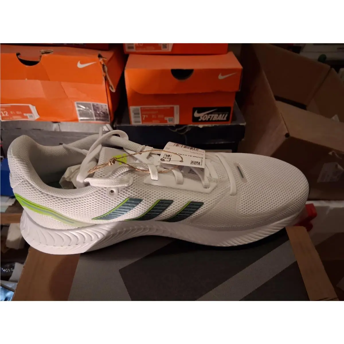 Adidas shoes - adidas Runfalcon - Runfalcon - White and Black 2