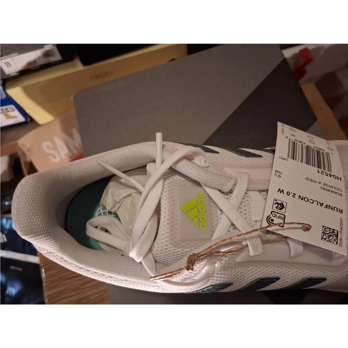 Adidas shoes - adidas Runfalcon - Runfalcon - White and Black 3