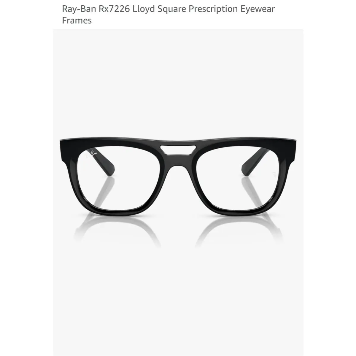 Ray-ban Lloyd Eyeglasses Glasses RB 7226 8321 Polished Clear 52mm with Case