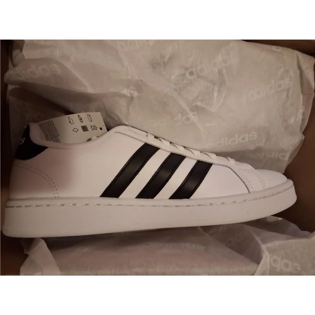 Adidas shoes - adidas Grand Court - Grand Court - Black and White 1