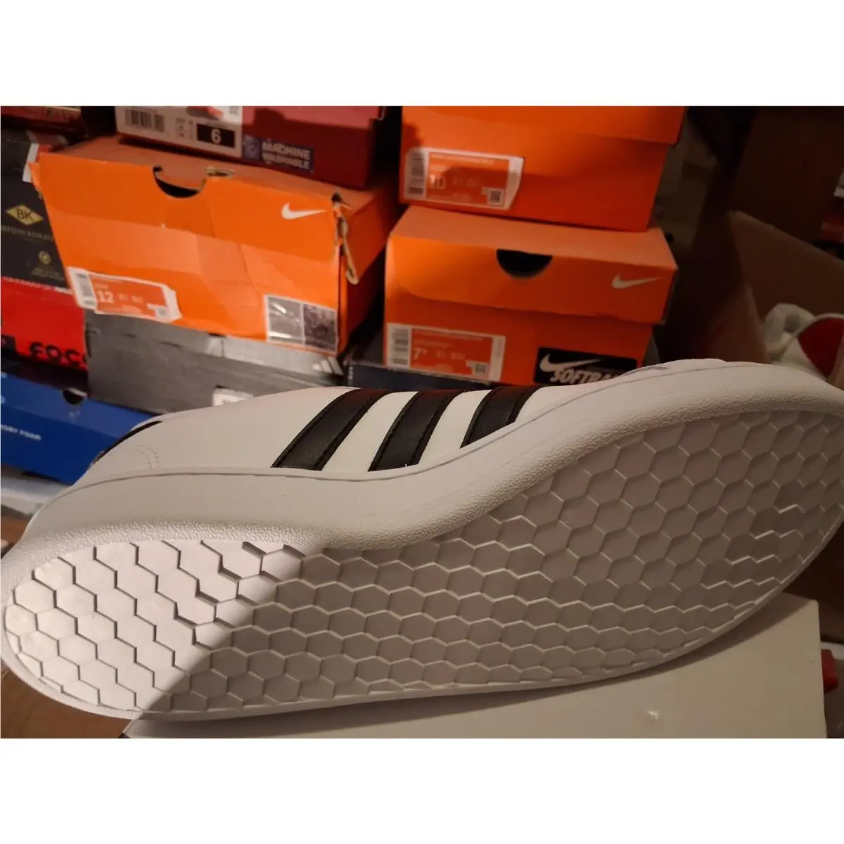 Adidas shoes - adidas Grand Court - Grand Court - Black and White 5