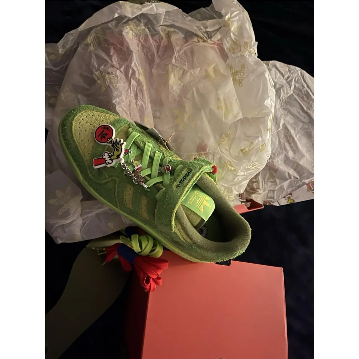 Adidas Forum Low `the Grinch` Green HP6772 Men`s Sizes 9.5