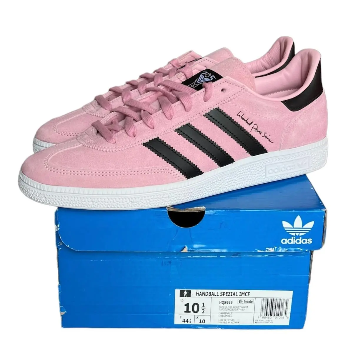 Size 10.5  Handball Spezial x Inter Miami CF Home Kit Shoes HQ8999 Nby by Adidas