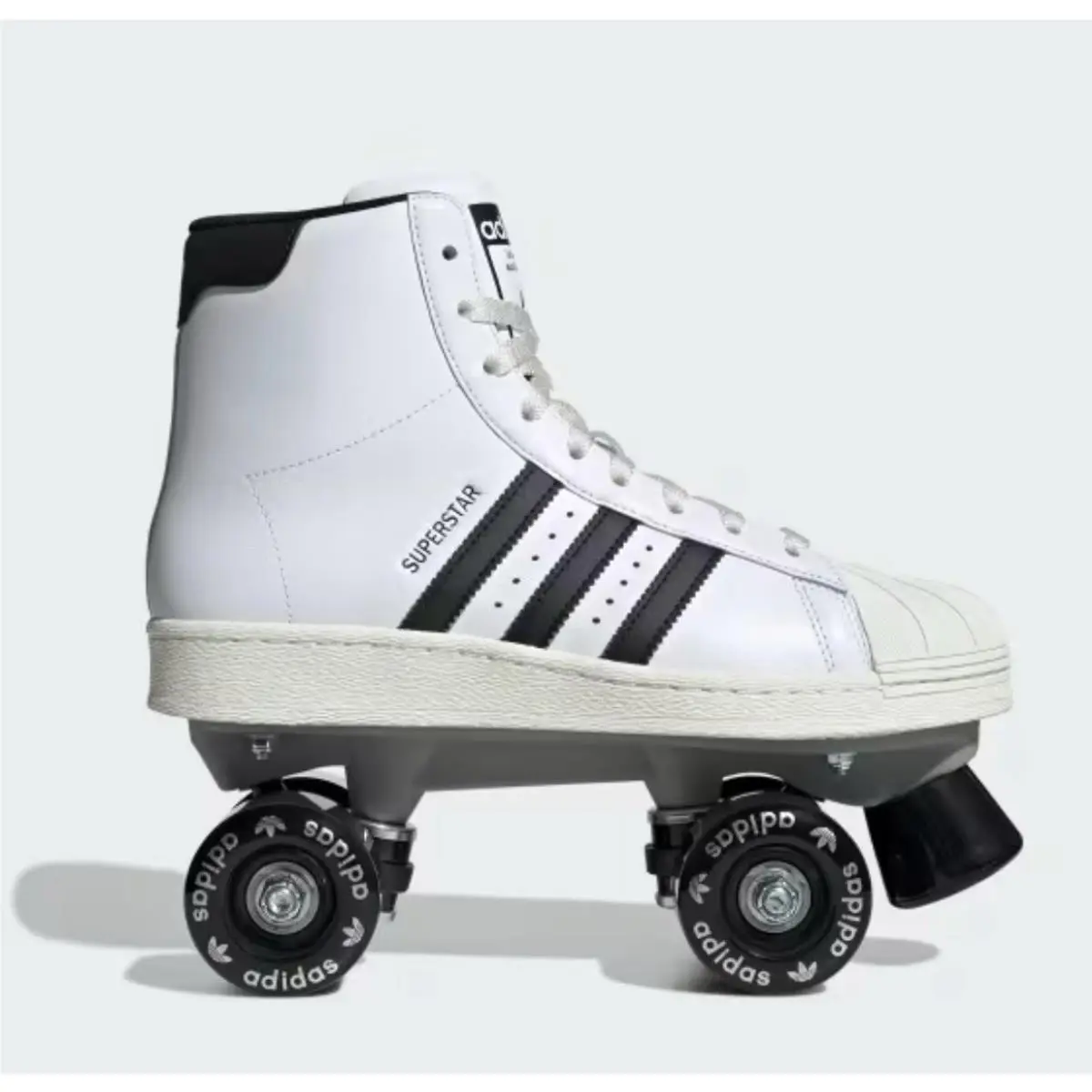 Women’s Size 8.5 Adidas Superstar 82 Roller Skate White Black Off White - JS4038