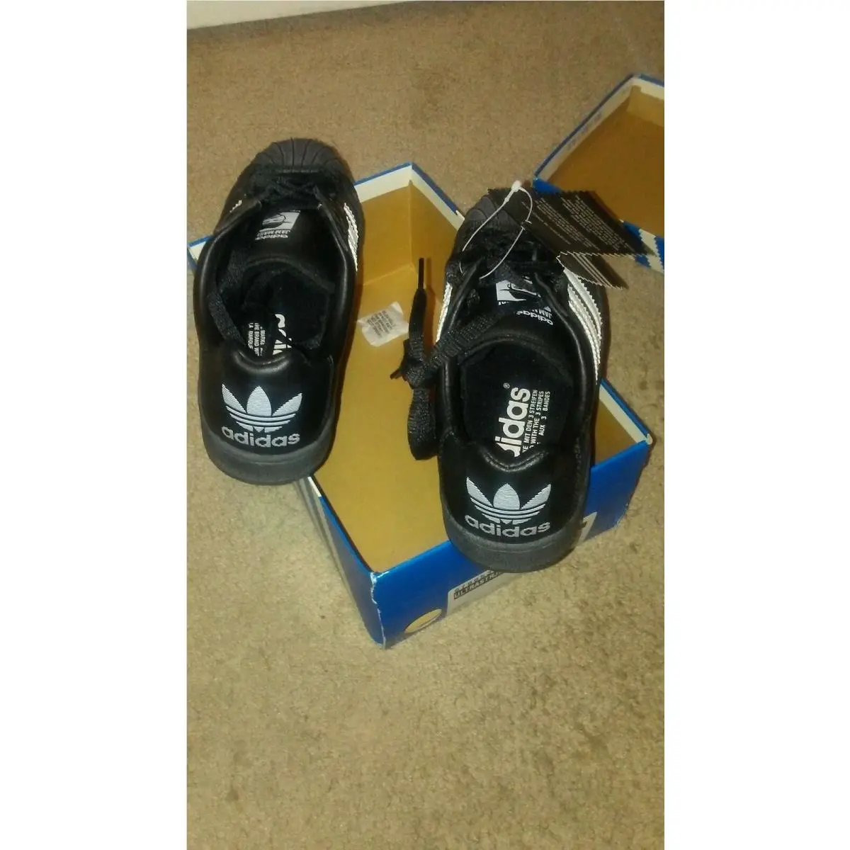 Adidas shoes - Adidas Ultrastar Shell Toe Jam Master Jay JMJ - Black / White (UPC: 826495537513) 1