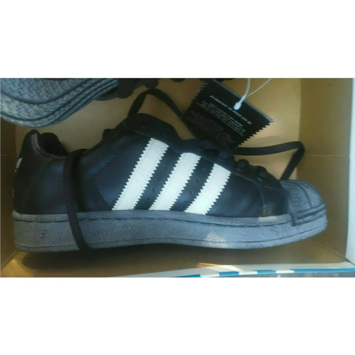 Adidas shoes - Adidas Ultrastar Shell Toe Jam Master Jay JMJ - Black / White (UPC: 826495537513) 3