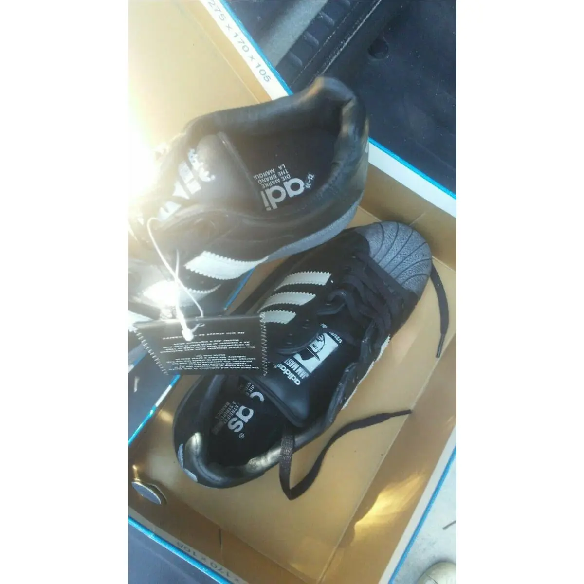 Adidas shoes - Adidas Ultrastar Shell Toe Jam Master Jay JMJ - Black / White (UPC: 826495537513) 6