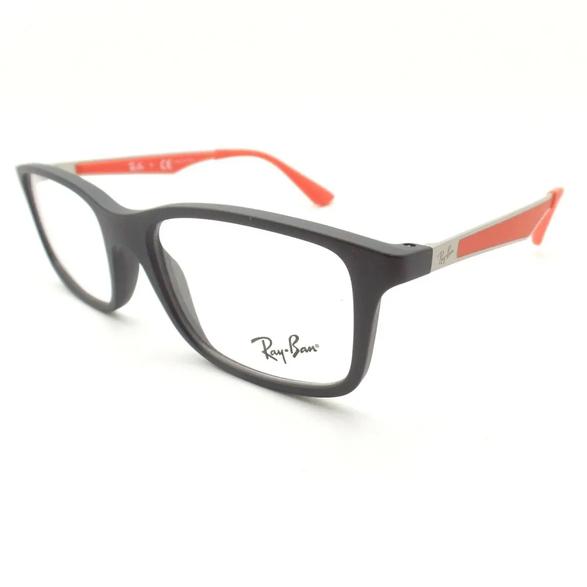 Ray Ban 1570 Kids 3652 47 Matte Black Red Frames
