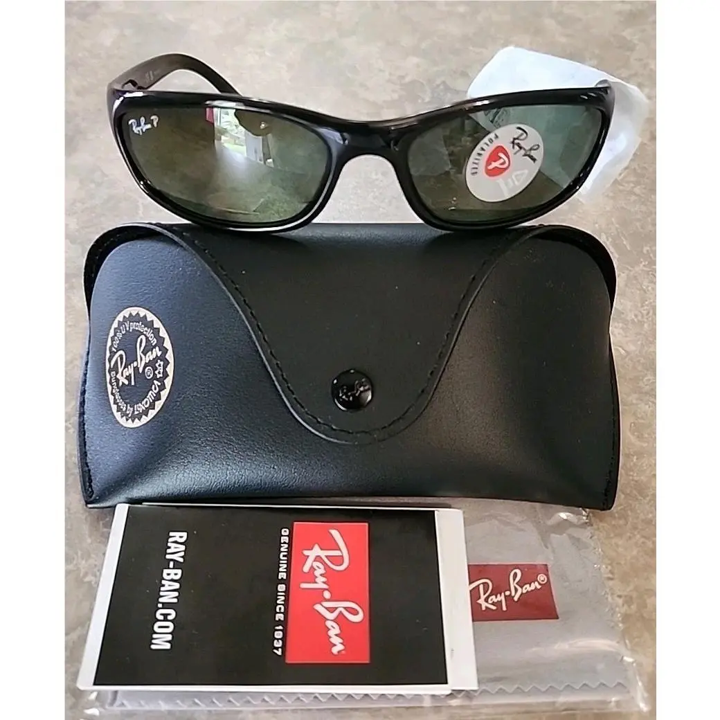 Ray-ban Polarized Small Predator Active Lifestyle Sunglasses RB4115 601/9A Wrap