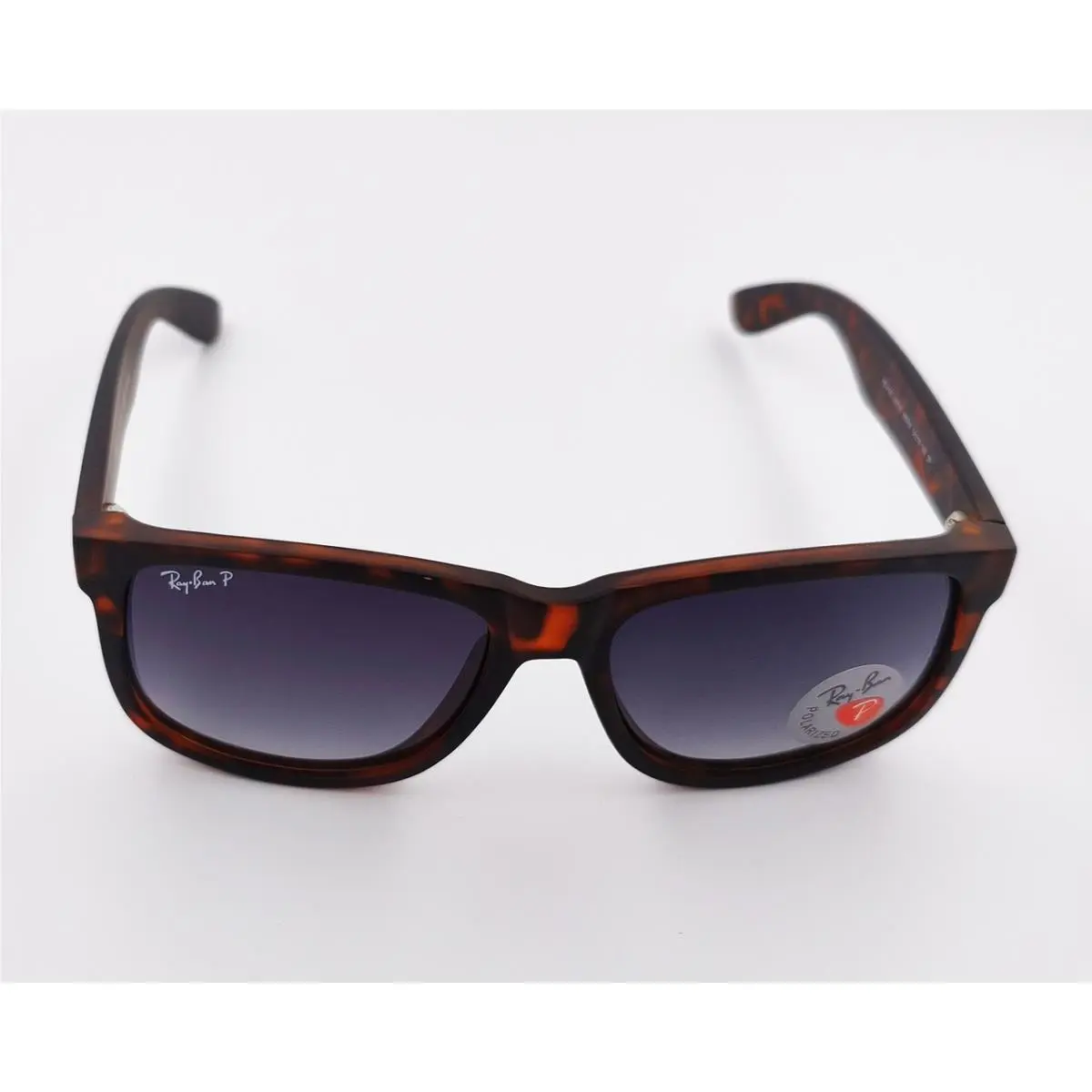 Ray-ban SRB4165 Justin Classic Havana Frame Gradient Blue Polarized Lens 54mm