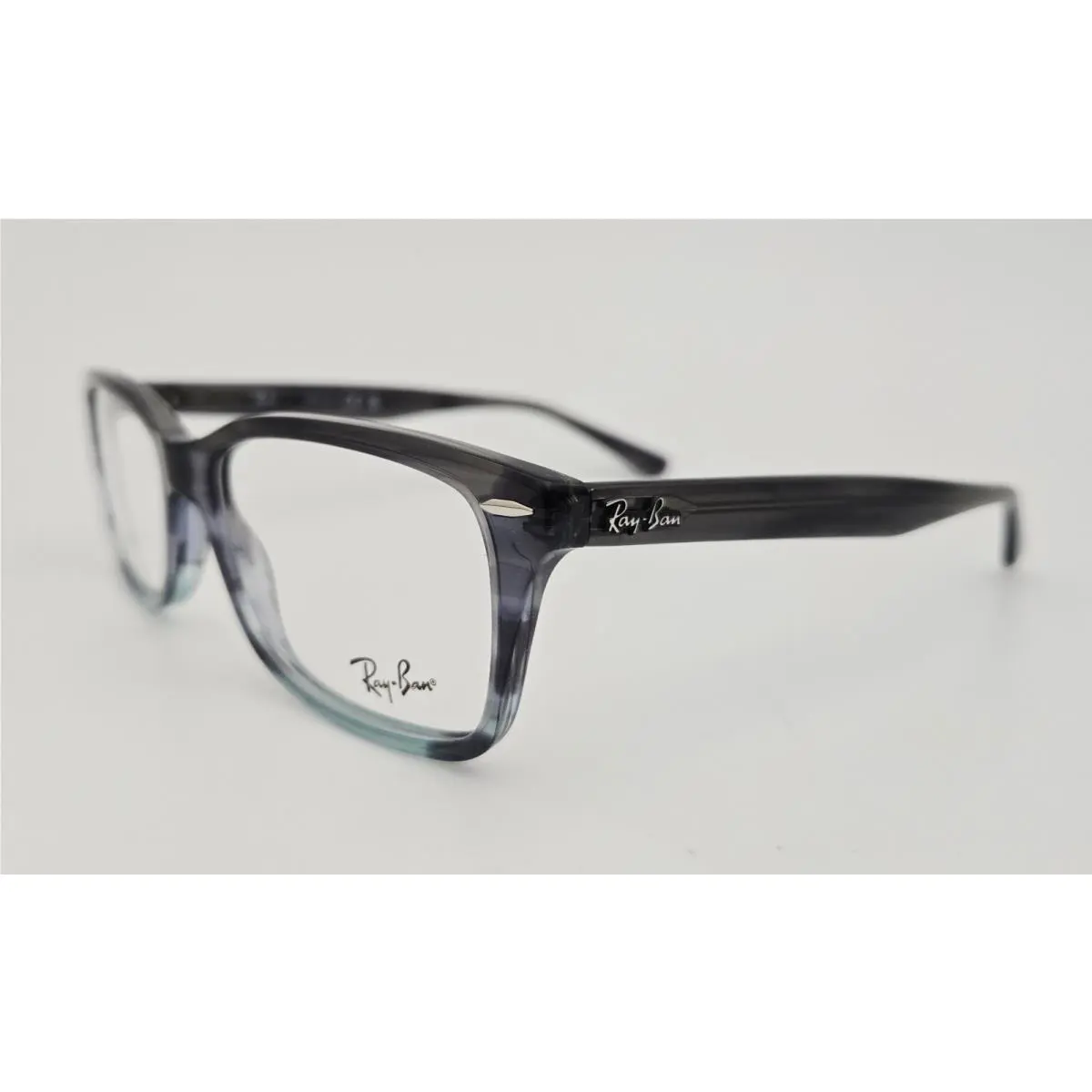 Ray Ban Eyeglasses RB 5428 Color 8254 Grey Blue Striped Size 55 Large