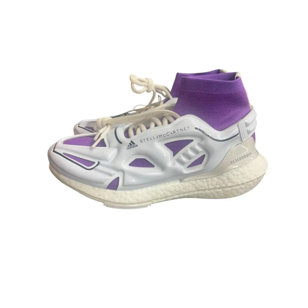 Adidas Stella Mccartney Ultraboost 22 Women Sneakers White/ Purple GX9868 Sz 6M
