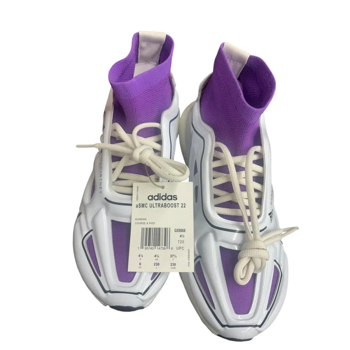Adidas shoes - Ultraboost 22 Elevate - Ultraboost Elevate - GX9868-100 - White/Active Purple/Black (UPC: 195740147396) 2