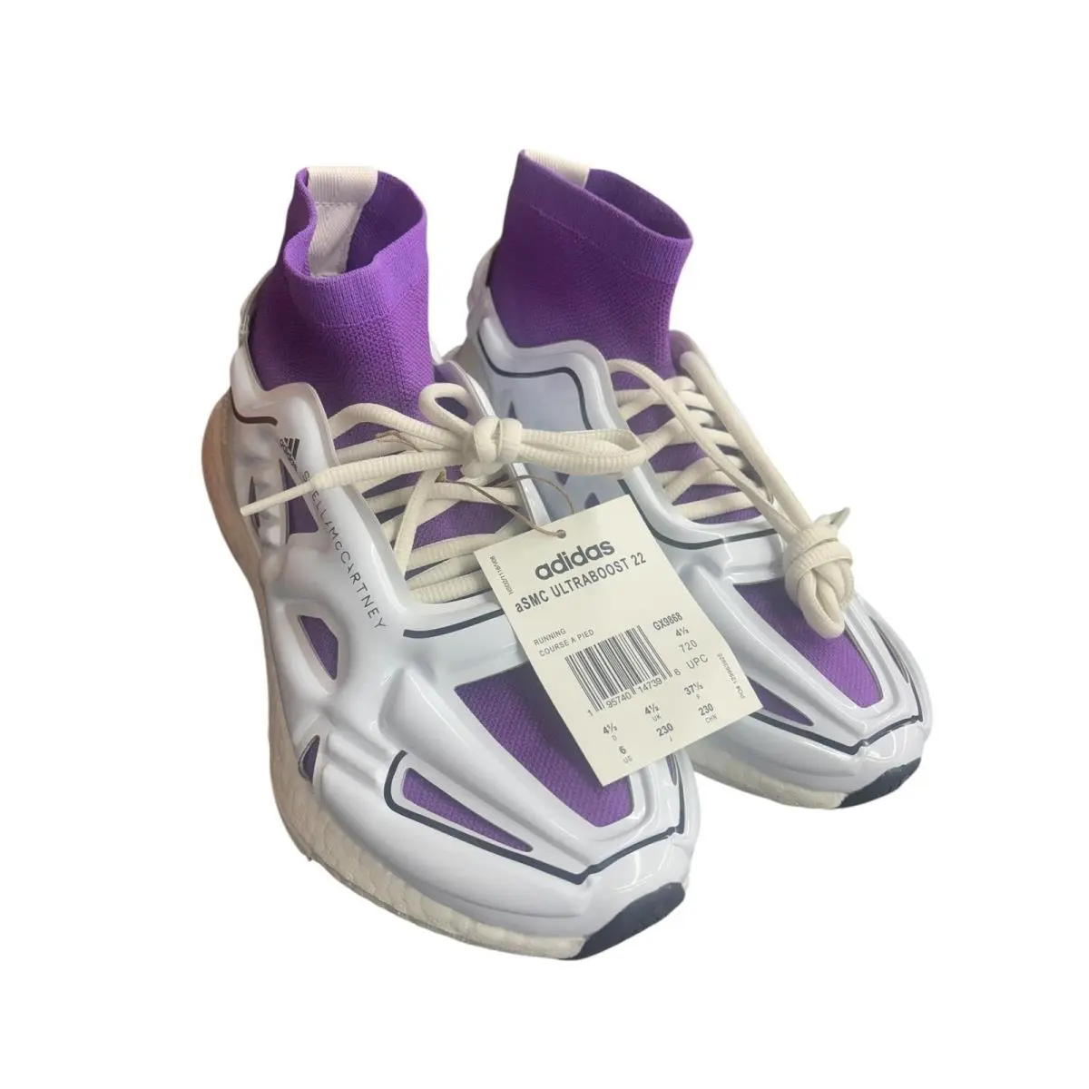 Adidas shoes - Ultraboost 22 Elevate - Ultraboost Elevate - GX9868-100 - White/Active Purple/Black (UPC: 195740147396) 6