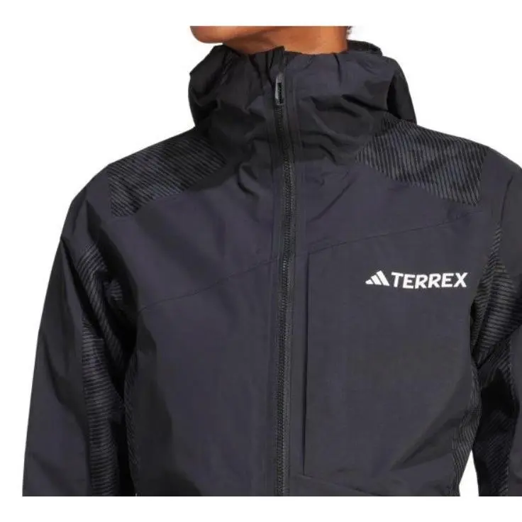 Adidas clothing - adidas Terrex Experior Hybrid Rain Jacket - JN8803 - Black 2