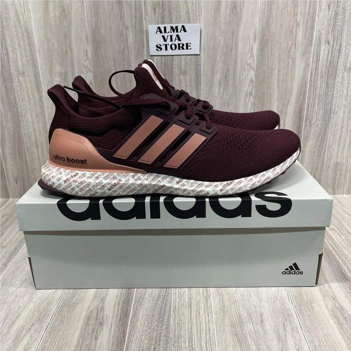 Adidas Ultraboost 1.0 Ultra Boost Running Shoes IF9076 Maroon Men’s Sz 12.5