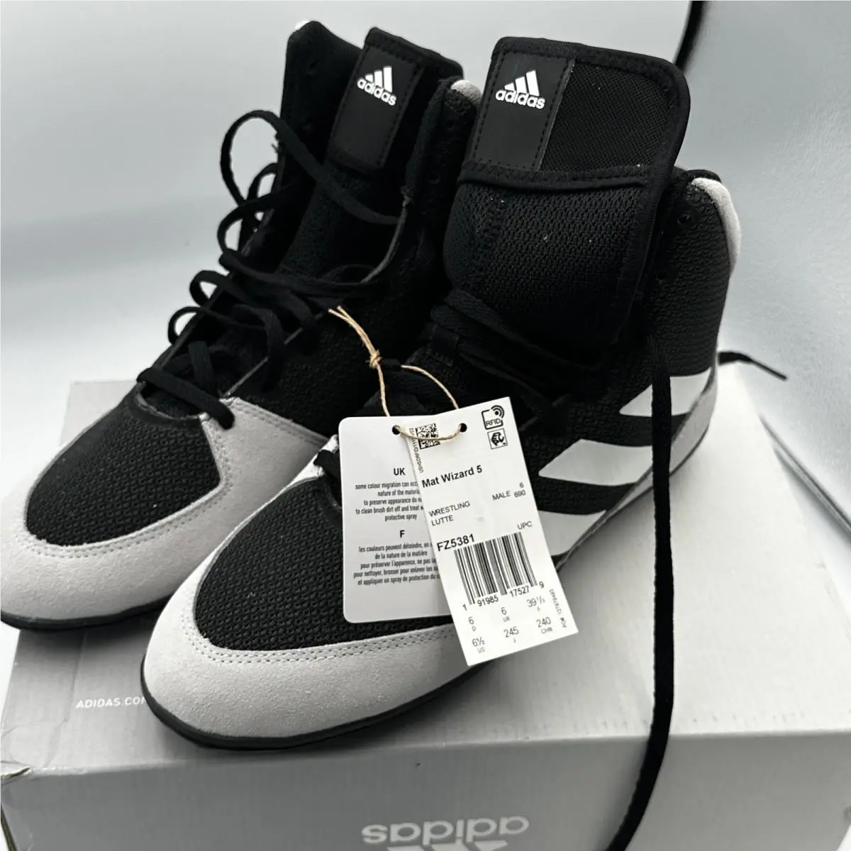 Adidas shoes - adidas Mat Wizard 5 - Mat Wizard - FZ5381 - Black 0