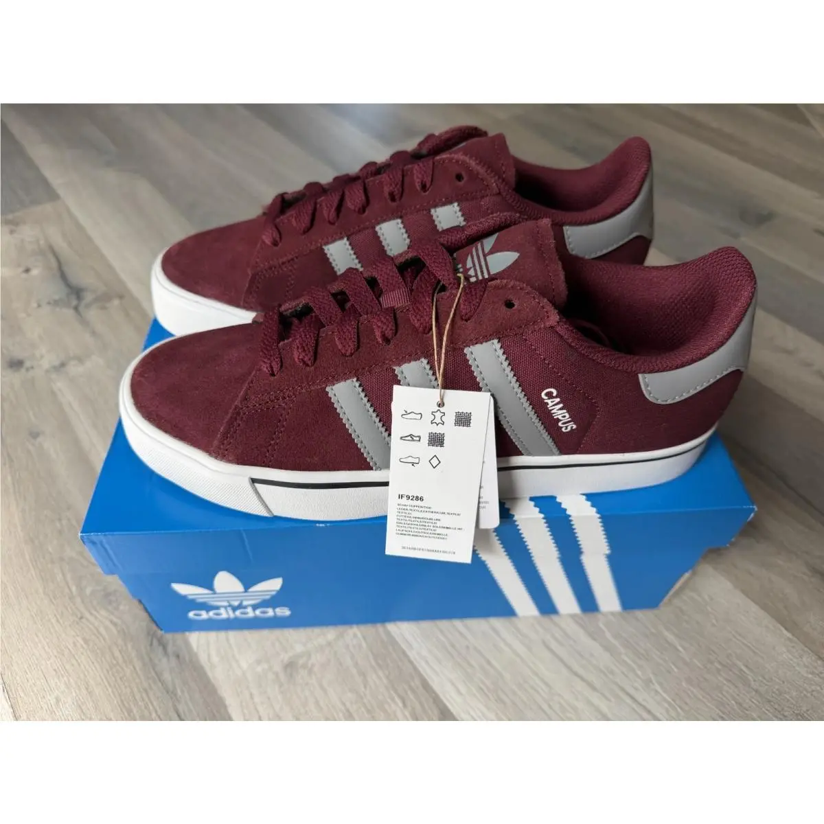 Adidas shoes - adidas Campus - Campus - Burgundy 1