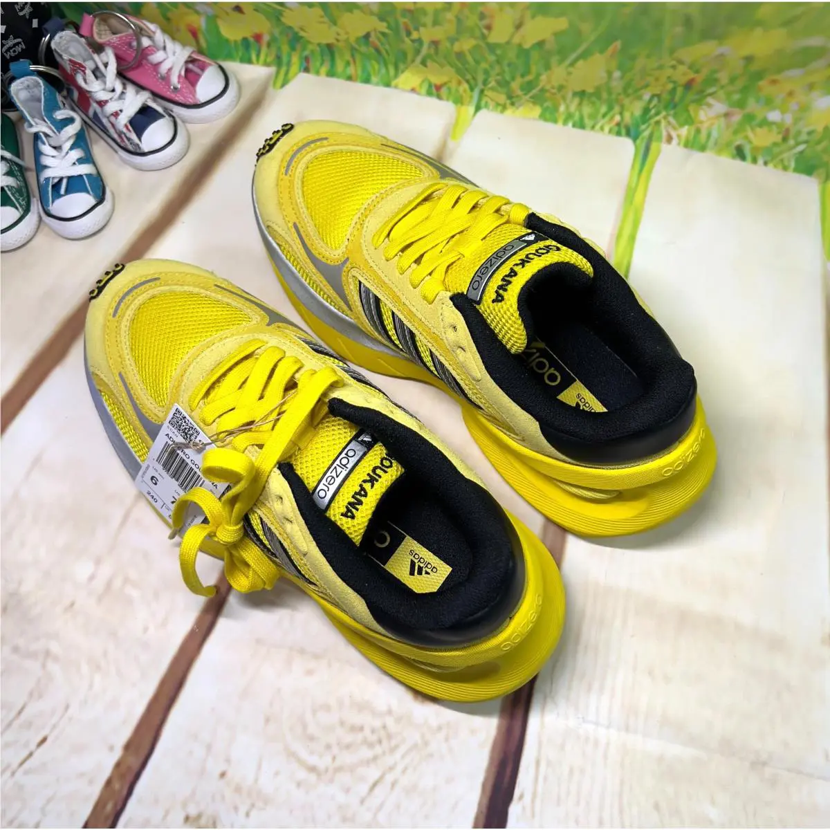 Adidas shoes Adizero - Yellow/ Light Yellow 4