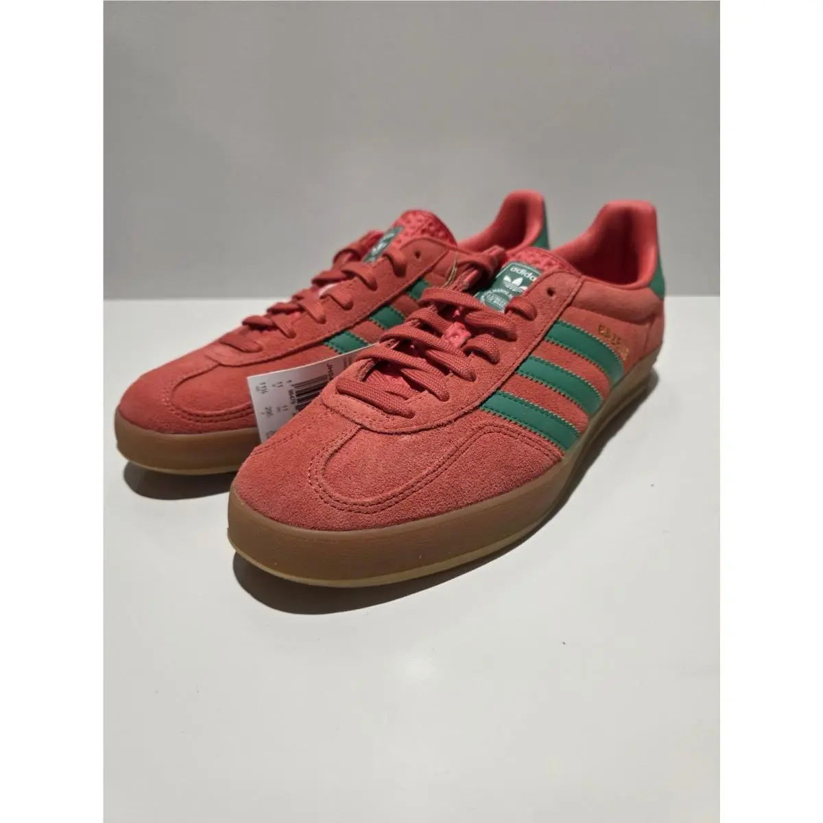 Adidas Gazelle Indoor Men Athletic Sneaker Running Trainer Size 11.5 Orange
