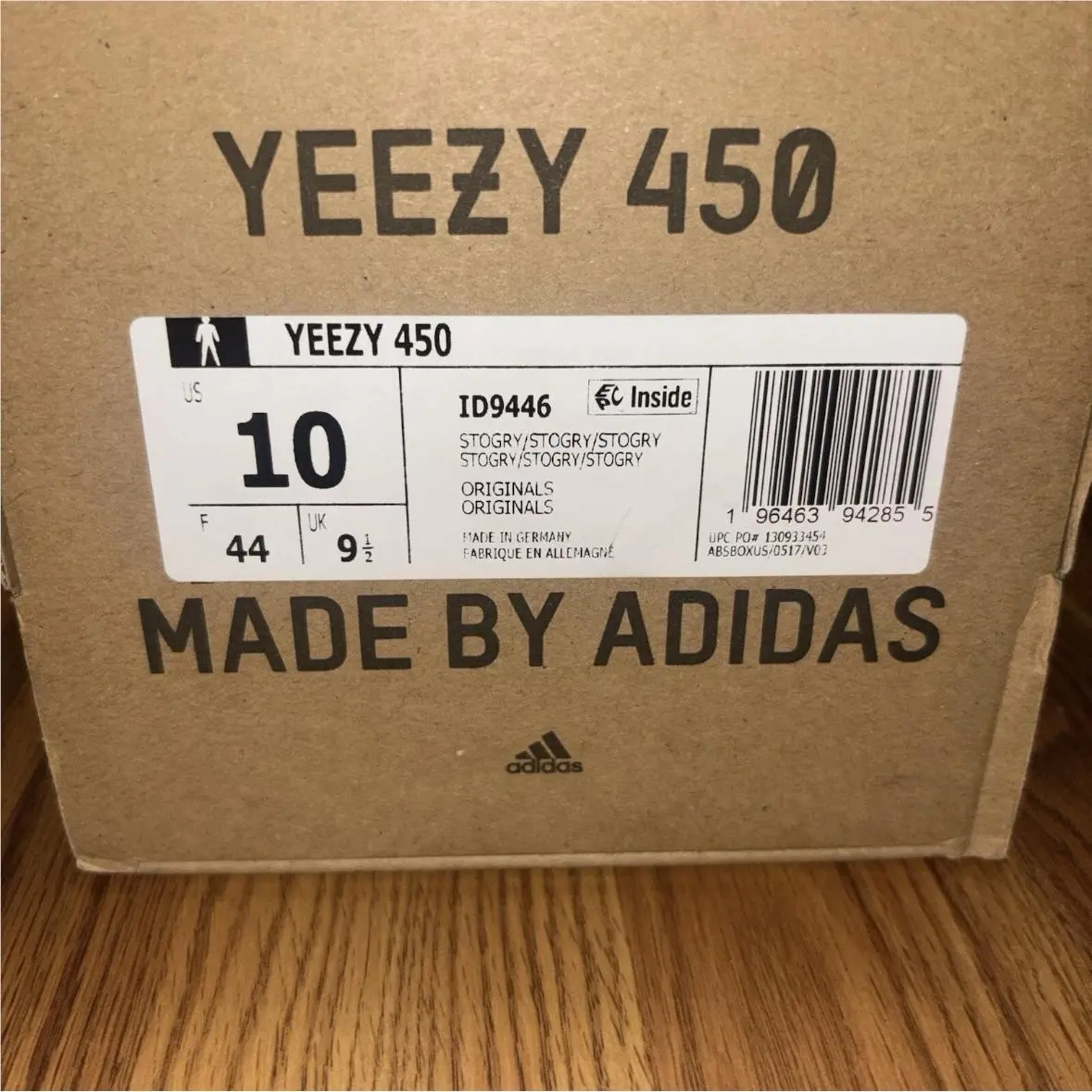 Adidas shoes - adidas Yeezy 450 - Yeezy - ID9446 - Stone Grey/Stone Grey/Stone Grey (UPC: 196463942855) 5
