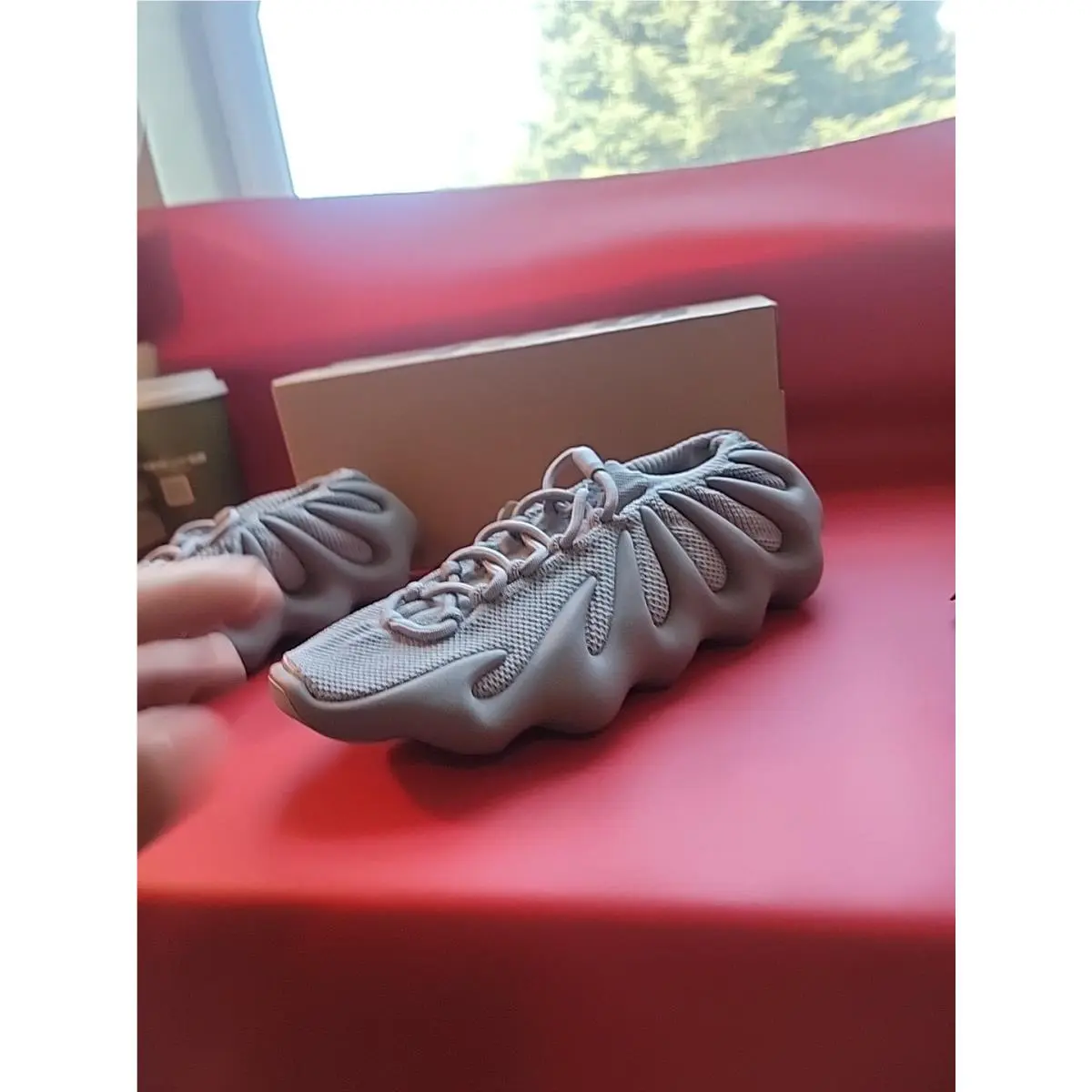 Adidas shoes - adidas Yeezy 450 - Yeezy - ID9446 - Stone Grey/Stone Grey/Stone Grey (UPC: 196463942855) 3