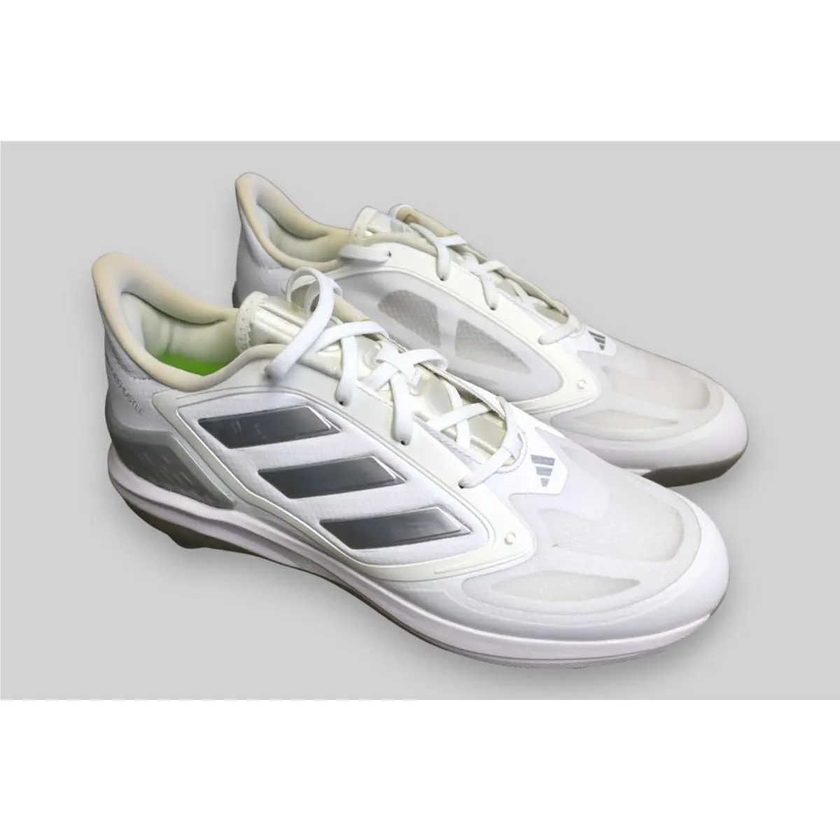 Adidas Adizero Purehustle 3 Elite Women`s Sneakers in White/silver Size 10.5
