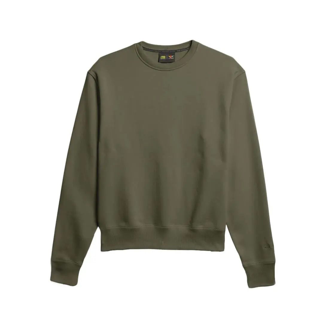 Adidas Originals Pharrell Williams Basics Crewneck Mens Active Sweaters Size S - Olive Green, Main: Green