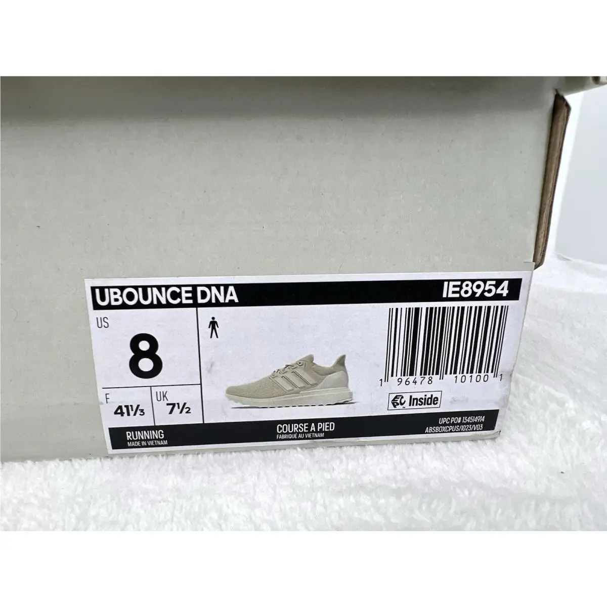 Adidas shoes - adidas UBounce DNA - UBounce DNA - IE8954 - Alumina, Off White (UPC: 0196478101001) 0