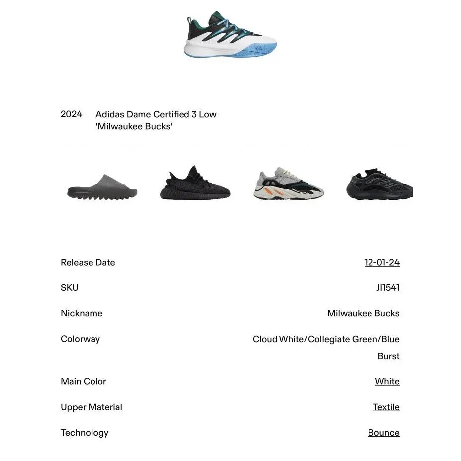 Adidas shoes - adidas Dame Certified 3 Basketball - JI1541 - Green, White 13