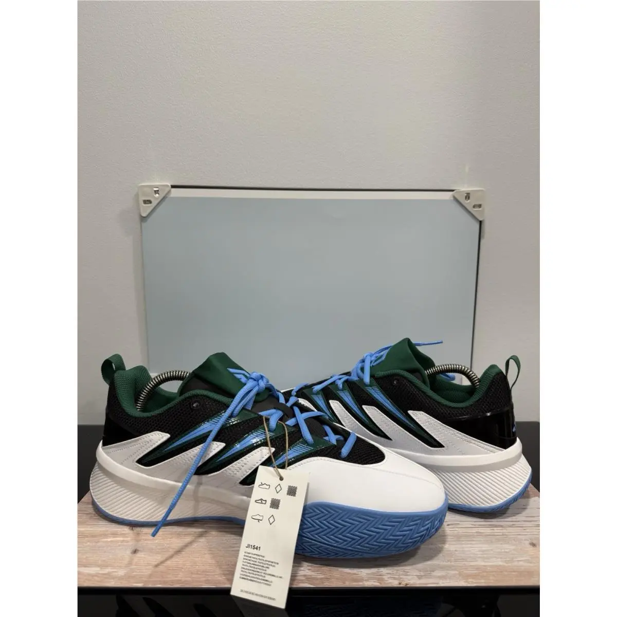 Adidas shoes - adidas Dame Certified 3 Basketball - JI1541 - Green, White 3