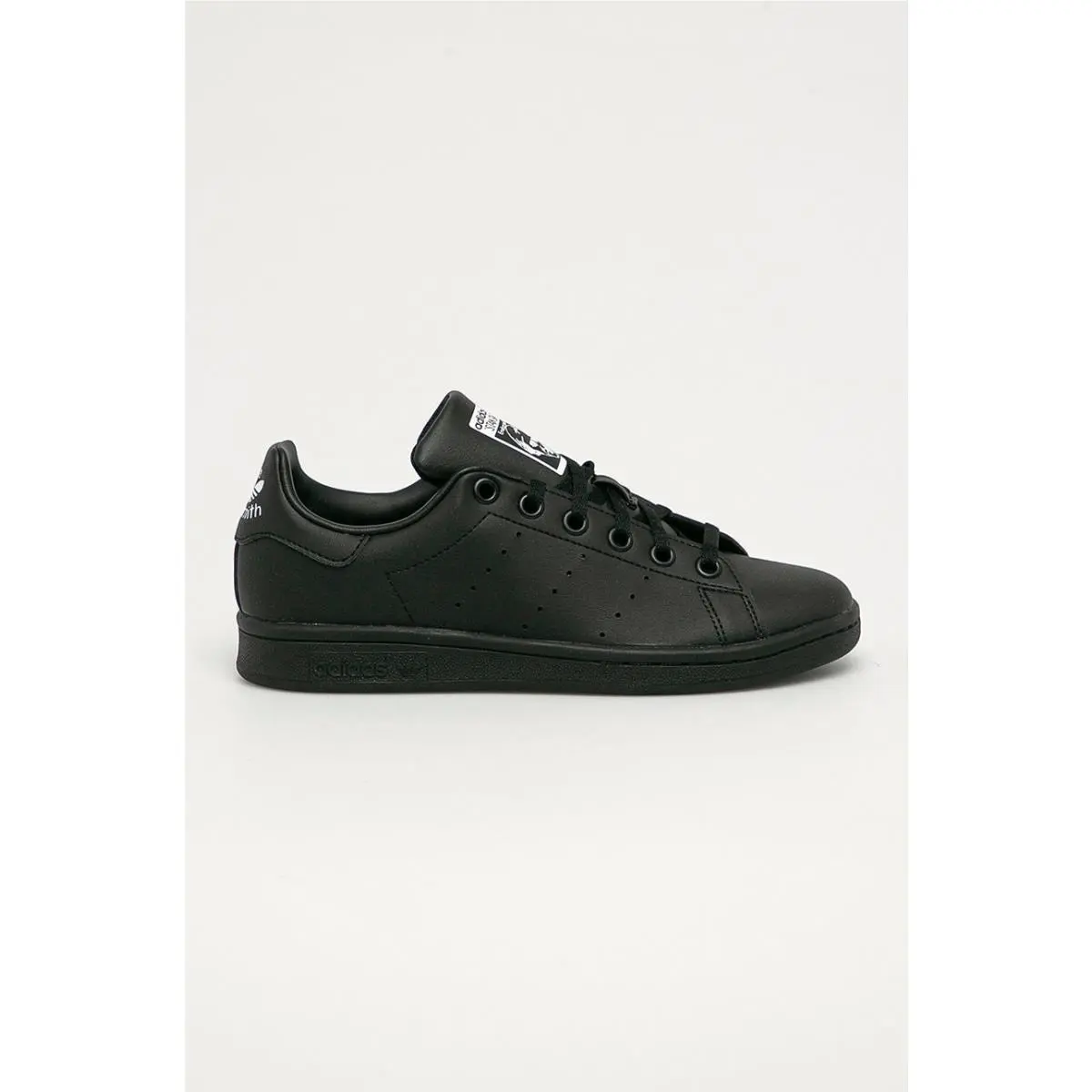 Adidas Stan Smith J Sneakers All Black Shoes Size 6.0 - FX7523